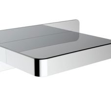 Chrome Wall Mounted Bath Mixer Tap