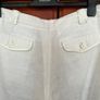 Ladies White Linen Trousers H&M.  Eu 40 Medium Size 12.  Nice Wide Leg. Dressy Or Casual.  In Super Condition. Image 7