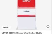 New Copper 200MINI Wire Crusher Copper Cable Granulator Scrap Copper Applicable Range Granulating Wasted Wires Recycling Tool