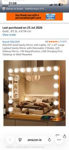 Vanity mirror with lights