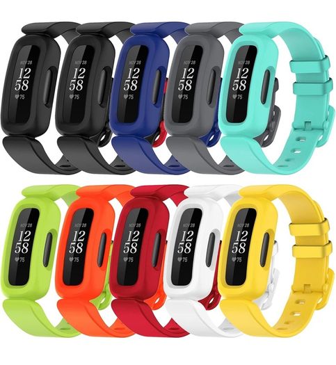 Straps Compatible with Fitbit Ace 3 for Kids, Soft Silicone Waterproof Bracelet Accessories Sports Watch Strap Replacement for Fitbit Inspire 2/Ace 3