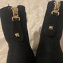 Black Ankle Boots- Size 40 - 7cm Heel - Side Zip Image 4