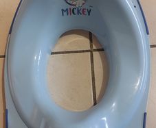 Child toilet seat, mickey mouse,  blue,