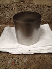 Stove Pipe Joiner 6 Inch Single Wall.
