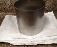 Stove Pipe Joiner 6 Inch Single Wall.