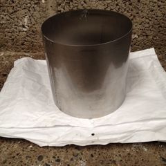 Stove Pipe Joiner 6 Inch Single Wall.