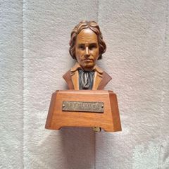 Vintage Reuge Beethoven Wooden Music Box Working