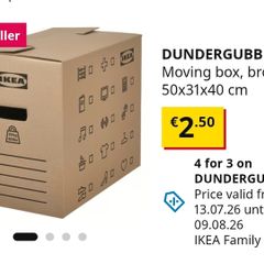 Storage boxes/ moving boxes Ikea