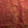 Red and gold long curtains Image 2