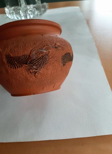Antique Chinese clay pot