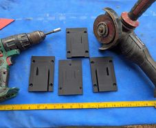 4 Wall Mounted Brackets for Parkside Tools