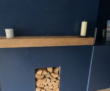oak mantle