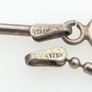 925 Vintage Sterling Silver Italian Bar LinkChain Image 5
