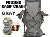 Outdoor Folding Camp Chair Backrest With Footrest Portable Bed Nap Chair For Camping Fishing Foldable Beach Lounge Chair