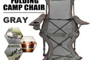 Outdoor Folding Camp Chair Backrest With Footrest Portable Bed Nap Chair For Camping Fishing Foldable Beach Lounge Chair