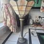 Table lamp Torchiere faux stained glass  uplighter Tablelamp Image 8