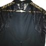 Black lace sequence short's jumpsuit Image 3
