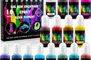 NEW SALE | 16 Epoxy Colours Lightfast Intense and Inter-mixable, Perfect for Jewellery Making and Other DIY Arts and Crafts