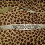 Women's white belt with studs size XL Postage included Image 2