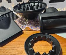 Dyson Supersonic Blue Blush accessories