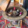 Vintage-Style Drinks Globe Bar Cabinet Image 2