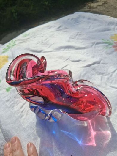 Joseph Hospodka Mid Century Glass Bowl