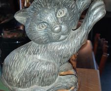 Cast Iron Cat Door Stop
