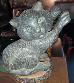 Cast Iron Cat Door Stop