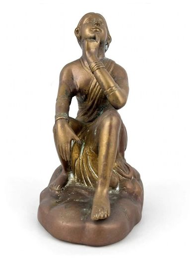 Late 19th - early 20th century brass/bronze sculpture
