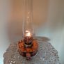 Antique Copper And Brass Portable Oil Lamp Image 2
