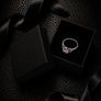 Vintage 925 Sterling Silver CZ Ring Image 2