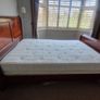 6ft superking Bedframe & mattress Image 3