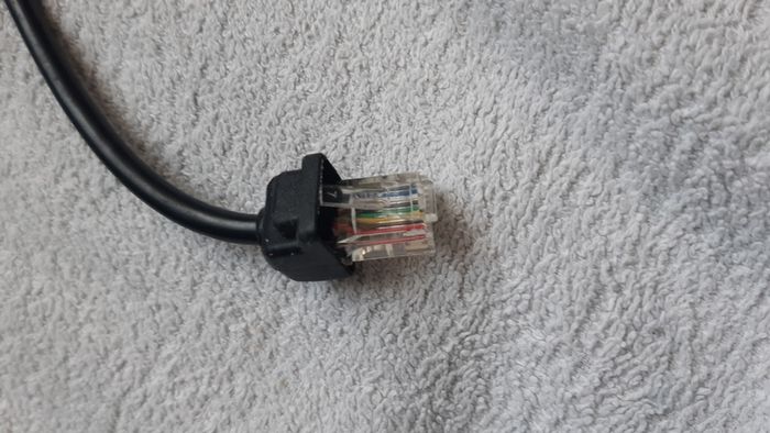 Icom HM-100N condenser microphone RJ45 Ham Amateur radio PMR