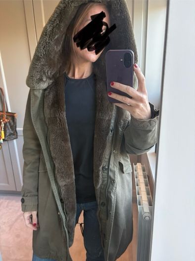 Stunning Woolrich Khaki Parka