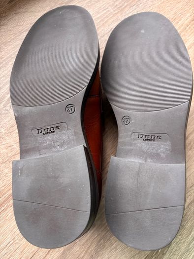 Dune Leather Loafers (Size 4)