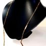 Vintage 9ct Gold 26" Bar & Link Necklace Image 10