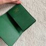 leather passport holder Image 4