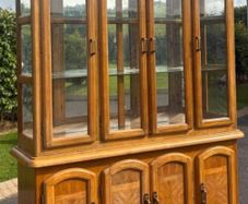 Solid Oak Display Cabinet