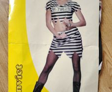 Convict Ladies Funcy Dress Costume   Size 8-10