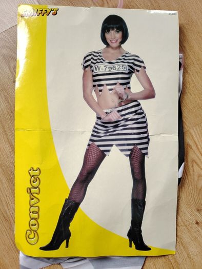 Convict Ladies Funcy Dress Costume   Size 8-10