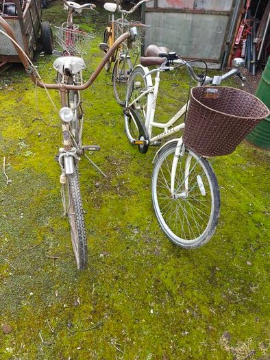 vintage and old bikes