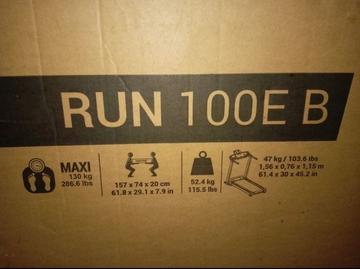 treadmill for sale original price is 500 euro. Never used still in box