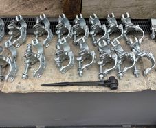 Scaffold Job Lot including Couplers Ratchet etc enough to make a tower
