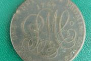 1787 Welsh Druid Penny Token In  Fine Condition