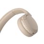 Sony Headphones Beige Colour Image 2
