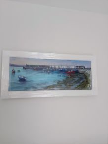 Original Oil Painting Skerries Harbour
