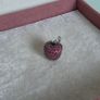PANDORA red apple pave charm perfect condition fully hallmarked Image 7