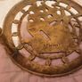 round brass trivet Image 4