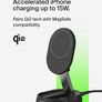 Belkin BoostCharge Pro 15W convertible magnetic wireless charging stand, MagSafe compatible fast Qi2 wireless charger, magnetic fast charger for Apple iPhone 17/16/15, Air, AirPods, PixelSnap - Black [Boxed] Image 9