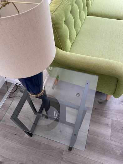 Glass Top Coffee Table and matching Side table